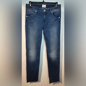 NWT HUDSON JEANS KRISTA ANKLE SUPER SKINNY RAW HEM